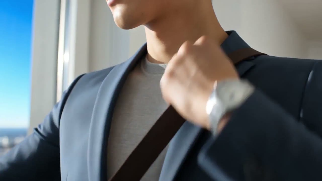 Poster for a perfume ad that was extended by a few seconds
