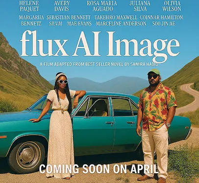 Poster after AI image text editing